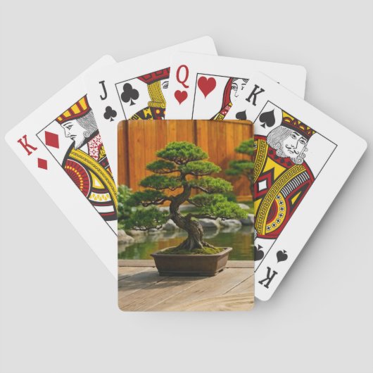 Bonsai Boom uit de Draak van Balans Pokerkaarten (Achterkant)