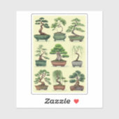 bonsai-boomgroep sticker (Vel)