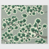 bonsai-boompatroon cadeaupapier (Vlak)