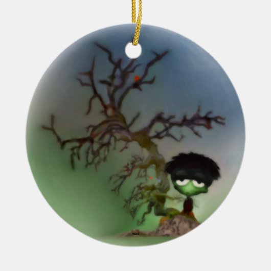 Bonsai Boy Keramisch Ornament (Voorkant)