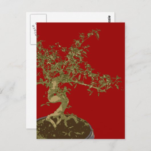 Bonsai Briefkaart (Voorkant / Achterkant)