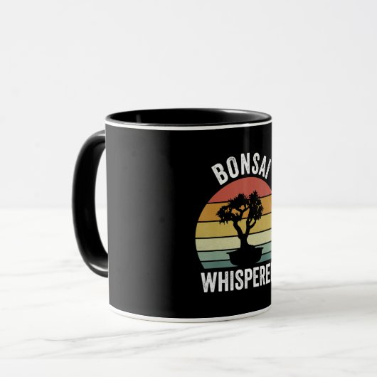 bonsai cadeau grappig japans bonsai tree whisperse mok (Voorkant links)