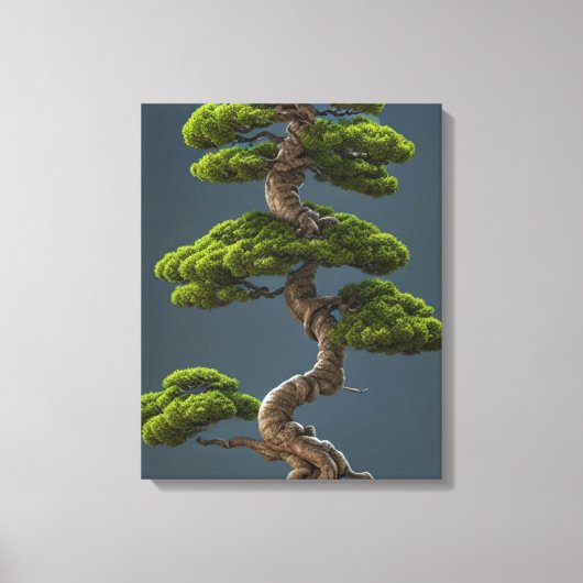 Bonsai Canvas Print (Voorkant)