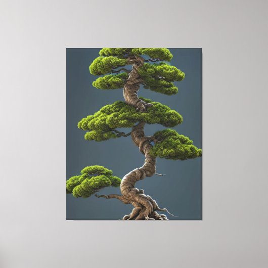 Bonsai Canvas Print (Voorkant)