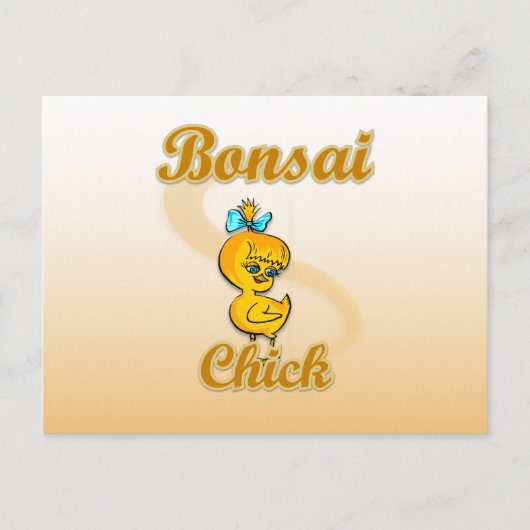 Bonsai Chick Briefkaart (Voorkant)