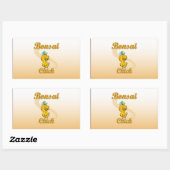 Bonsai Chick Rechthoekige Sticker (Vel)