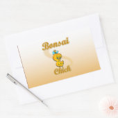Bonsai Chick Rechthoekige Sticker (Envelop)