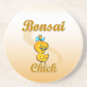 Bonsai Chick Zandsteen Onderzetter