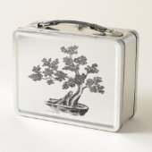 Bonsai - Chinese stijl - zwart-wit (Achterkant)