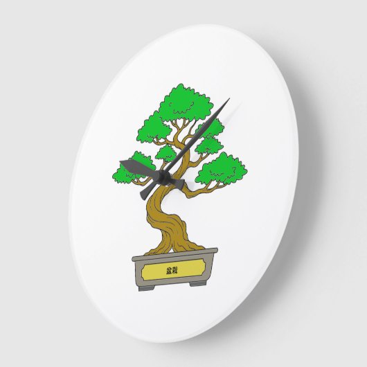 Bonsai clock grote klok (Hoek)