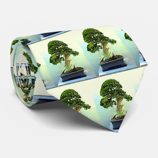 Bonsai Cypress-boom Stropdas (Opgerold)