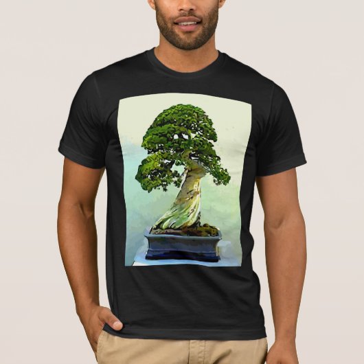 Bonsai Cypress-boom T-shirt (Voorkant)