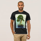 Bonsai Cypress-boom T-shirt (Voorkant volledig)