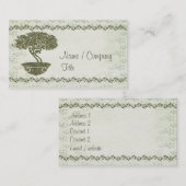 Bonsai Elegance Visitekaartje (Voorkant / Achterkant)