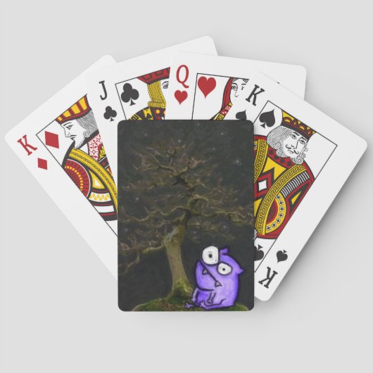 Bonsai en het beest speelkaarten (Achterkant)