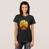 Bonsai en zonsondergang t-shirt (Voorkant volledig)