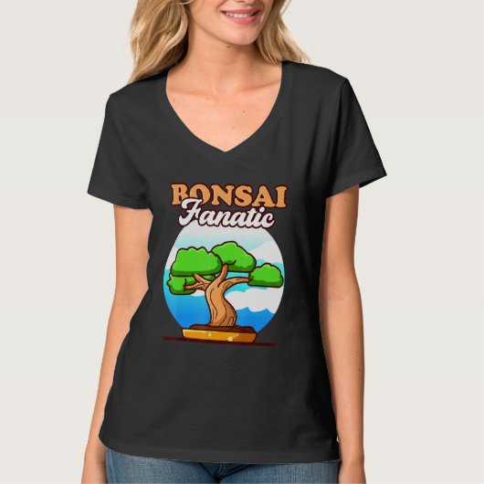 Bonsai Fanatic Bonsai Master Japans cultuurbrein T-shirt (Voorkant)