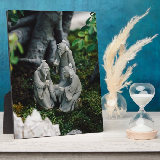 Bonsai Figurines Fotoplaat (Zijkant)