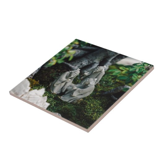 Bonsai Figurines Tegeltje (Zijkant)