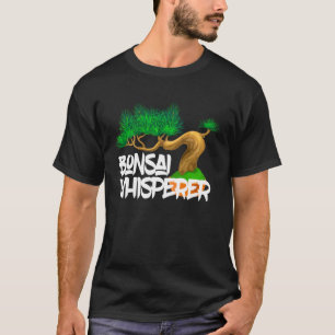 Bonsai Fluisteraar Hobby Tuinier Aziatische Boom B T-shirt