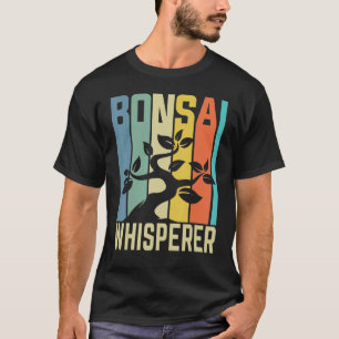 Bonsai Fluisteraar Retro Japanse Traditie Tuin T-shirt