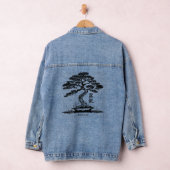 Bonsai gepersonaliseerde tekst denim jacket (Hangar)