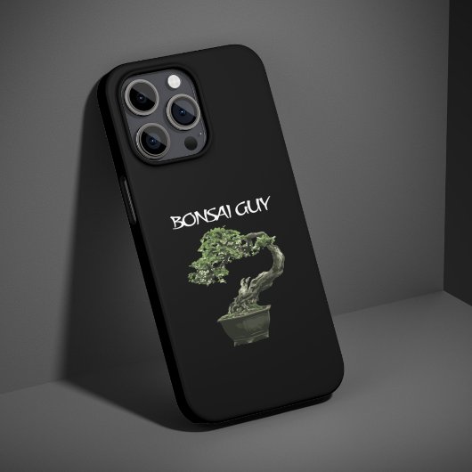 Bonsai guy funny quote for bonsai lovers iPhone hoesje