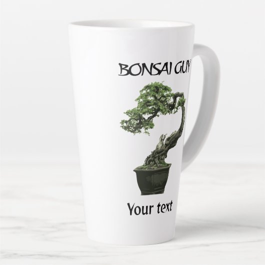 Bonsai guy funny quote for bonsai lovers latte mok (Rechterhoek)