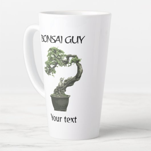 Bonsai guy funny quote for bonsai lovers latte mok (Linkerhoek)