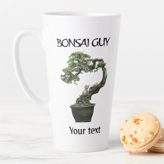 Bonsai guy funny quote for bonsai lovers latte mok (In situ)