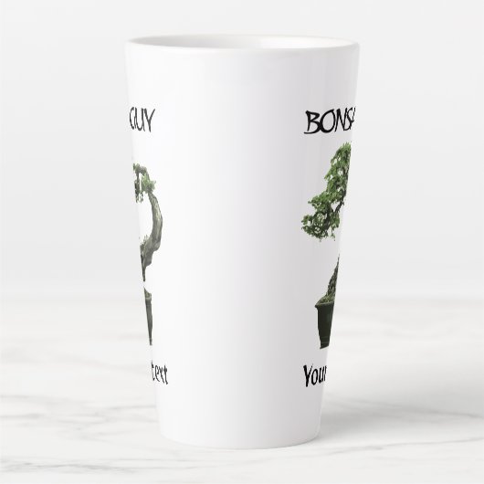 Bonsai guy funny quote for bonsai lovers latte mok (Voorkant)