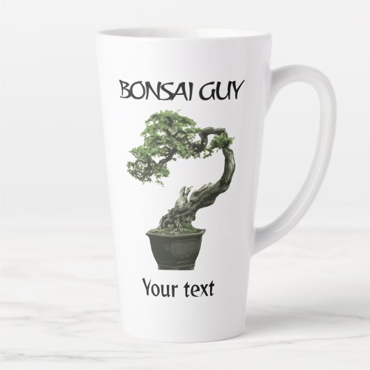 Bonsai guy funny quote for bonsai lovers latte mok (Rechts)