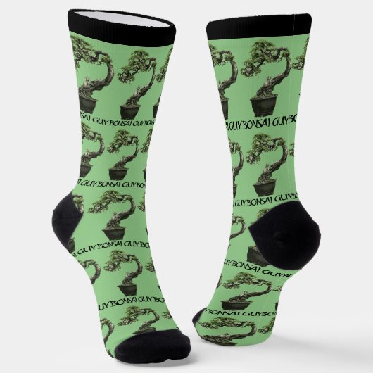 Bonsai guy funny quote for bonsai lovers socks sokken (Gebogen)