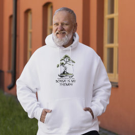Bonsai is mijn therapie grappige quote voor bonsai hoodie