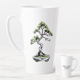 Bonsai is mijn therapie grappige quote voor bonsaï latte mok