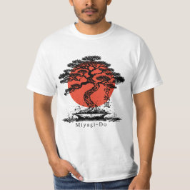 Bonsai Japans Kanji Miyagi Do gepersonaliseerd T-shirt