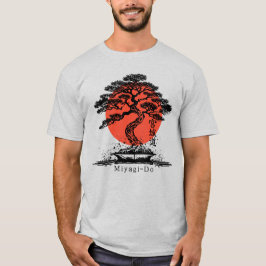 Bonsai Japans Kanji Miyagi Do gepersonaliseerd T-shirt