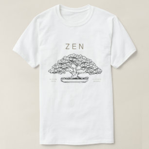Bonsai, Japans thema minimalistisch T-shirt