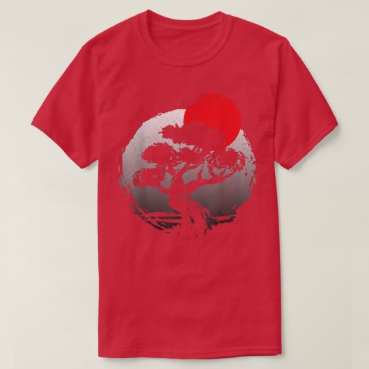 Bonsai Japanse Art Bonzai T-shirt (Design voorkant)
