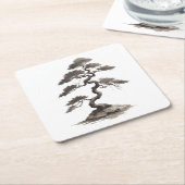 Bonsai Kartonnen Onderzetters (Schuin)