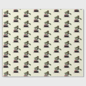 Bonsai Kerst Cadeaupapier (Vlak)