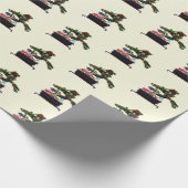 Bonsai Kerst Cadeaupapier (Hoek)