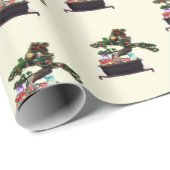 Bonsai Kerst Cadeaupapier (Rol Hoek)
