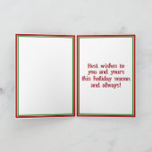 Bonsai kerstboom feestdagen kaart (Binnen)