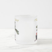 Bonsai kerstboom matglas koffiemok (Center)