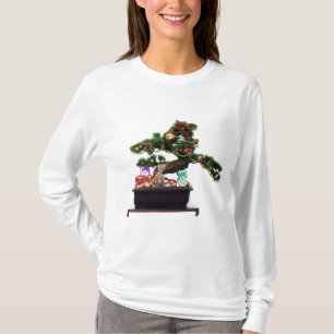 Bonsai kerstboom t-shirt