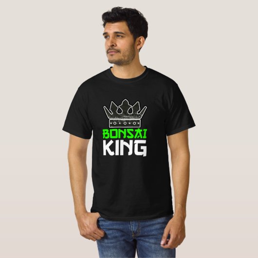 bonsai koning t-shirt (Voorkant volledig)