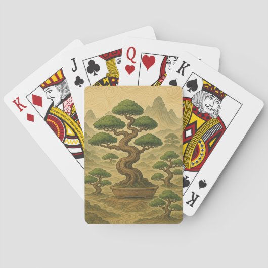 Bonsai Landschap Pokerkaarten (Achterkant)