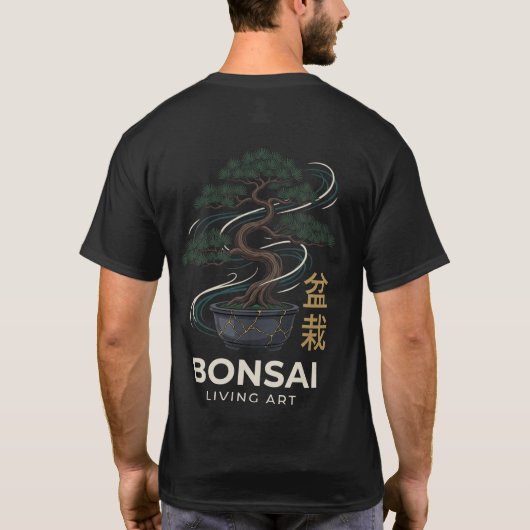 Bonsai - Levende Kunst T-shirt (Achterkant)