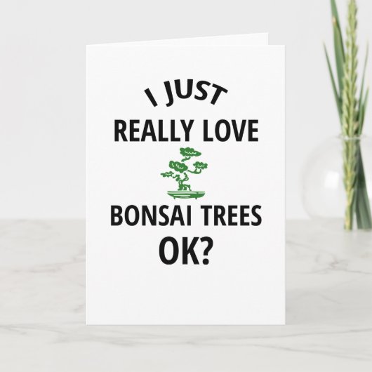 Bonsai Lover| Boomboom Bonsai Kaart (Voorkant)